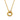 Plain Gold Necklace Chain With Charm Loop