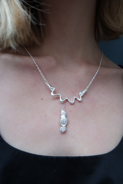 The Friendship Necklace in silver