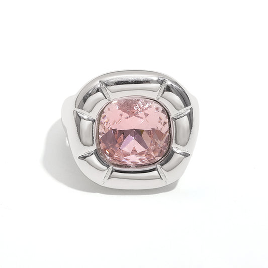 Olivia's Pink Ring in Silver