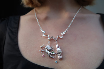 The Friendship Necklace in silver