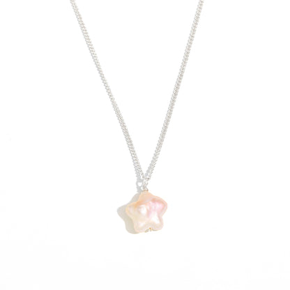 Lyra's Star Necklace In Silver