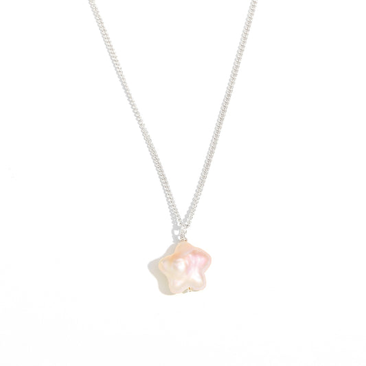 Lyra's Star Necklace In Silver