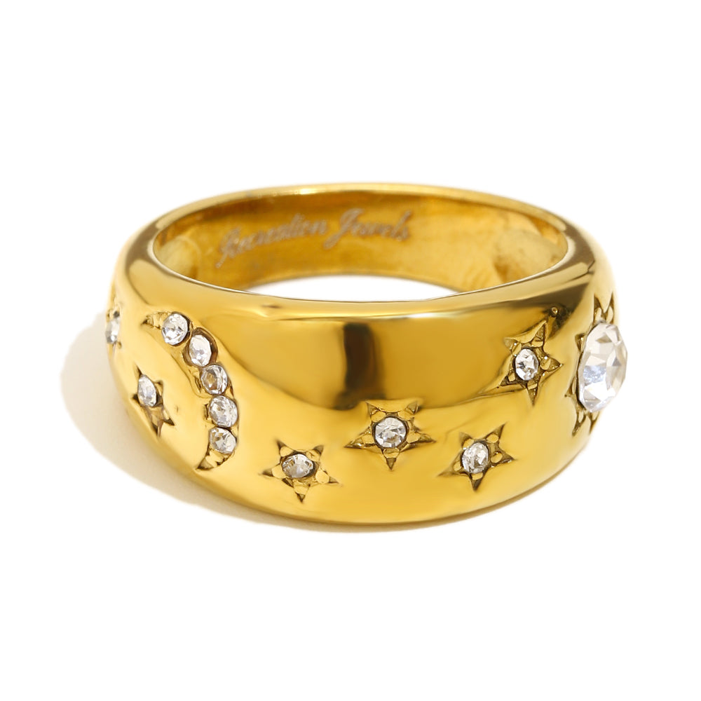 Petra’s Star Ring in Gold