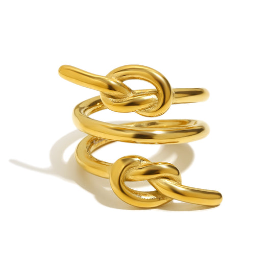 Melissa's twist ring gold