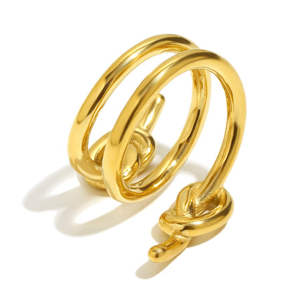 Melissa's twist ring gold