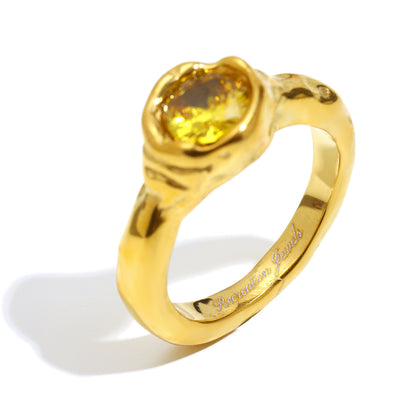 Antonia's Amber Ring