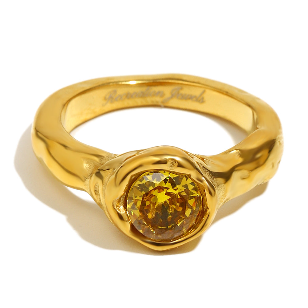 Antonia's Amber Ring