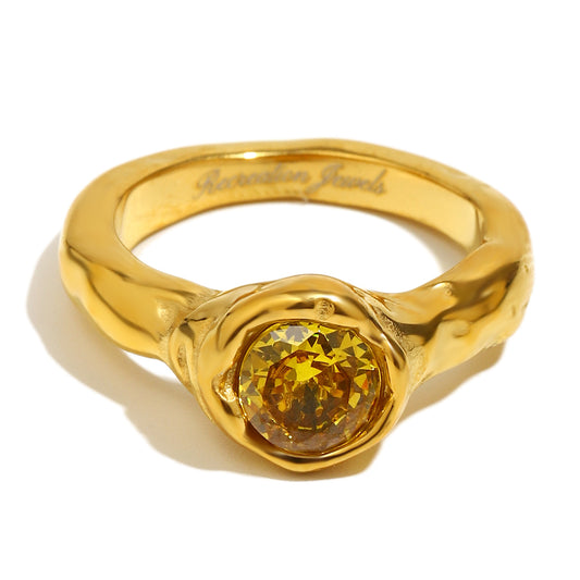 Antonia's Amber Ring
