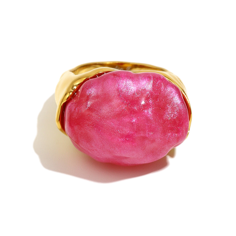 Tally's Pink Ring In Gold