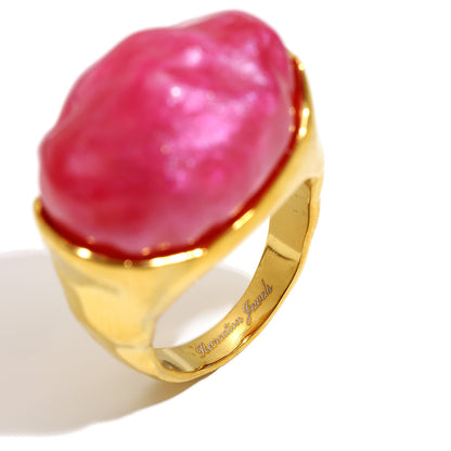 Tally's Pink Ring In Gold
