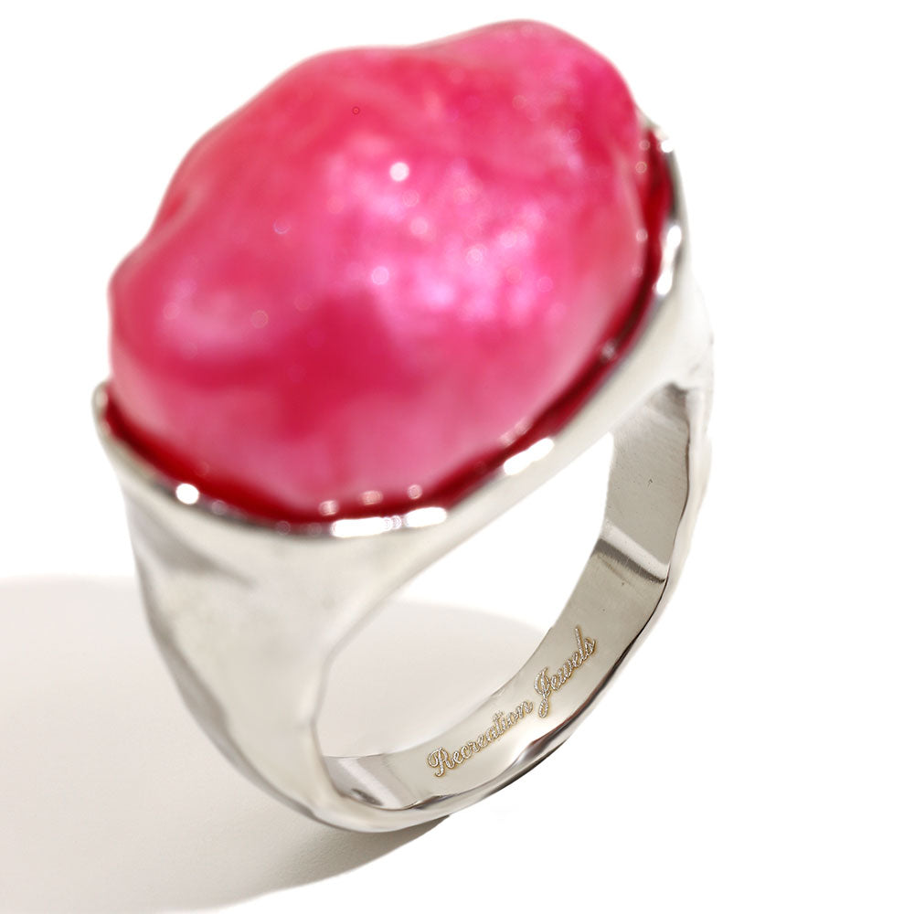 Tally's Pink Ring In Silver