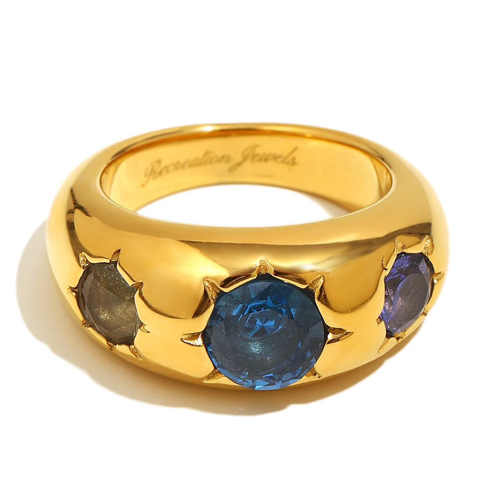 Sophie's Blue Gemstone Ring