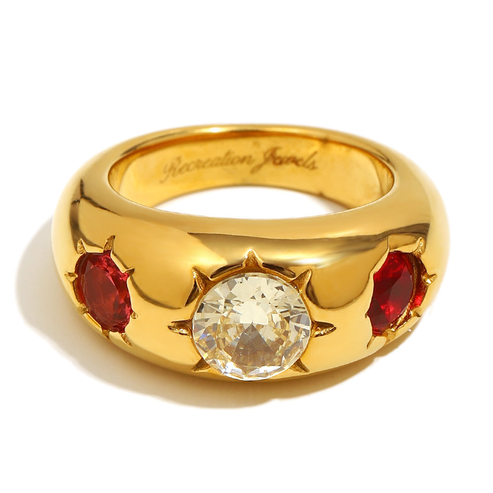 Sophie's Red Gemstone Ring