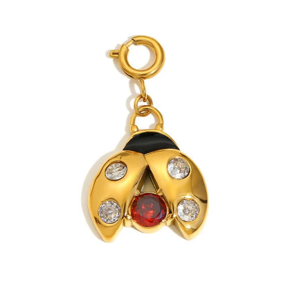 the Ladybug Charm in silver