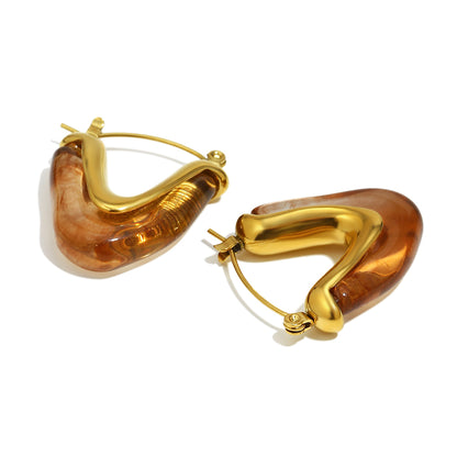 Lucinda's Tortoise Shell Hoops
