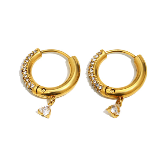 Ramona's Gemstone Huggies