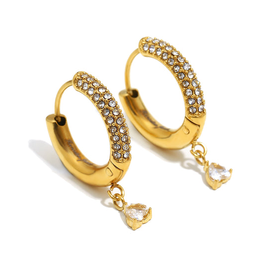 Ramona's Gemstone Huggies