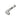 Silver Bubble Letter Charm - L