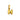 Gold Bubble Letter Charm - H