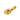 Gold Bubble Letter Charm - D