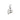 Silver Bubble Letter Charm - P
