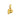 Gold Bubble Letter Charm - P