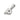 Silver Bubble Letter Charm - P
