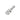Silver Bubble Letter Charm - S