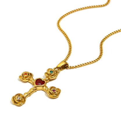 Rosie's Cross Necklace