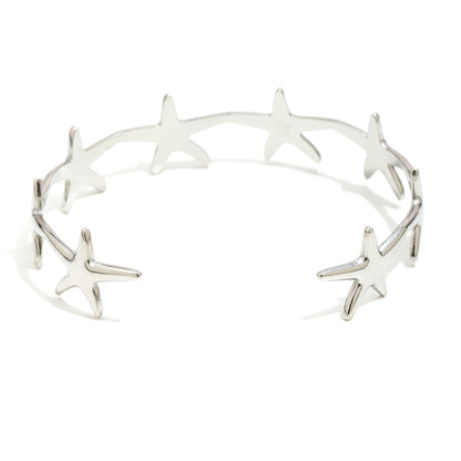 Violet's Star Bangle in Silver