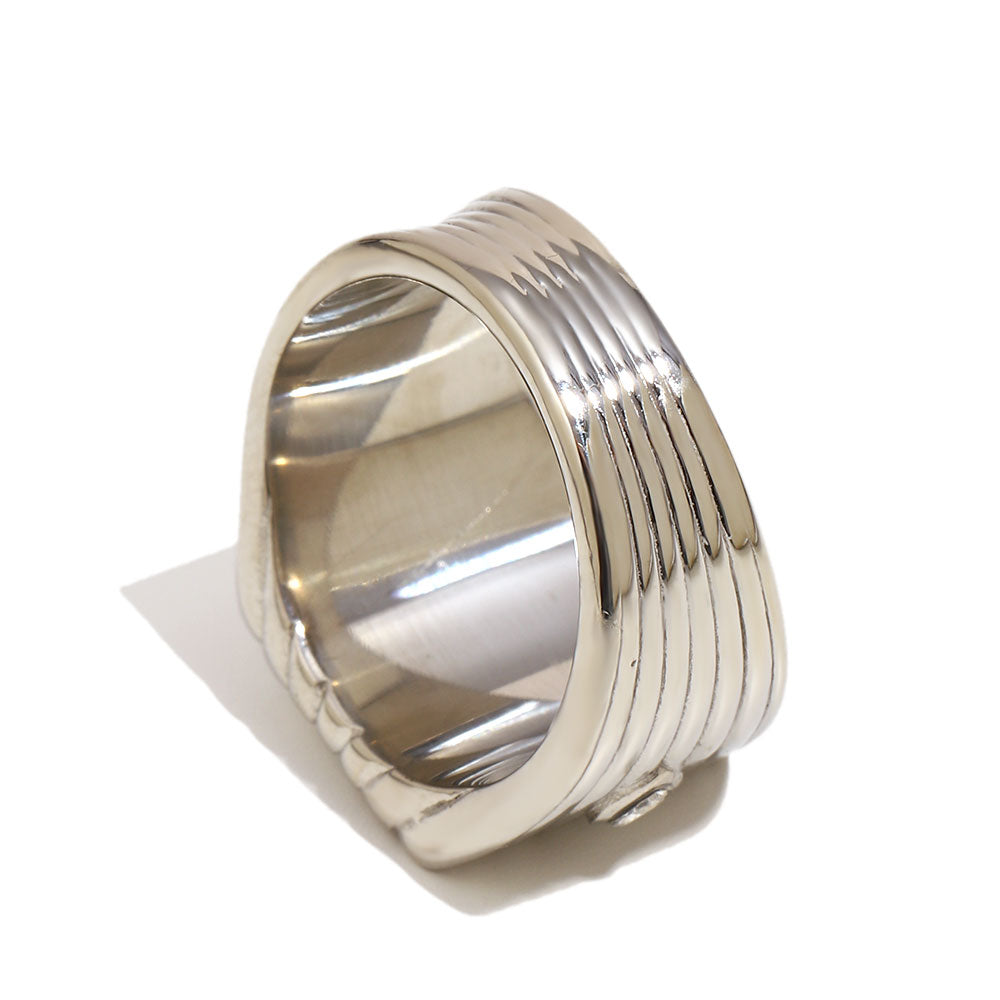 Heather's Heart Ring In Silver And Red