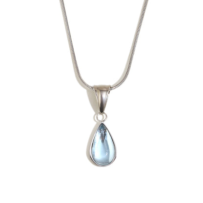 Thalia's Droplet Necklace In Silver
