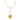 Margot's Gold heart necklace
