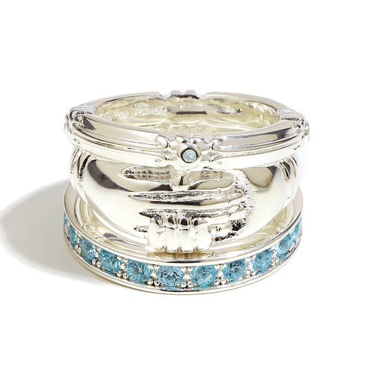 Honor's Ring Stack In Silver
