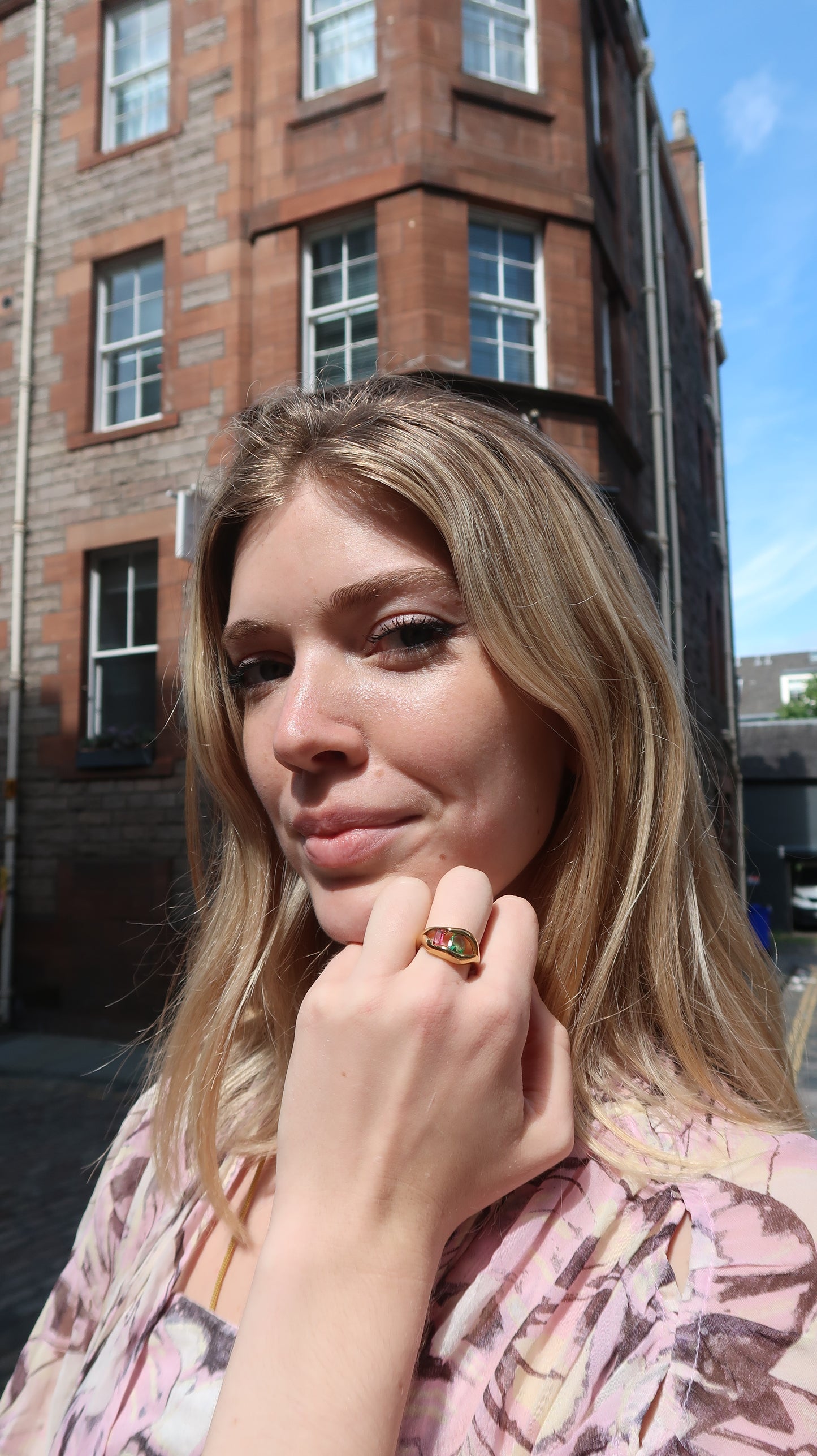 Angelina's gemstone ring