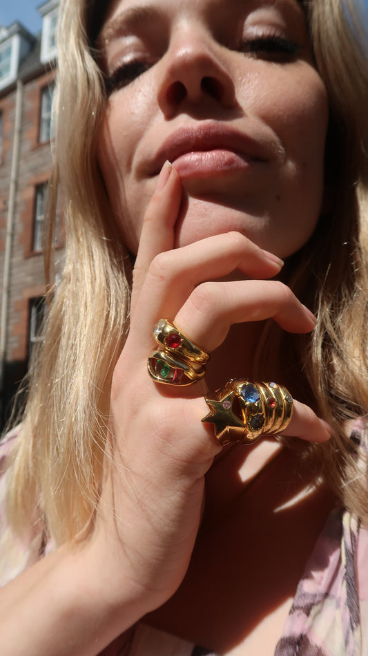 Angelina's gemstone ring