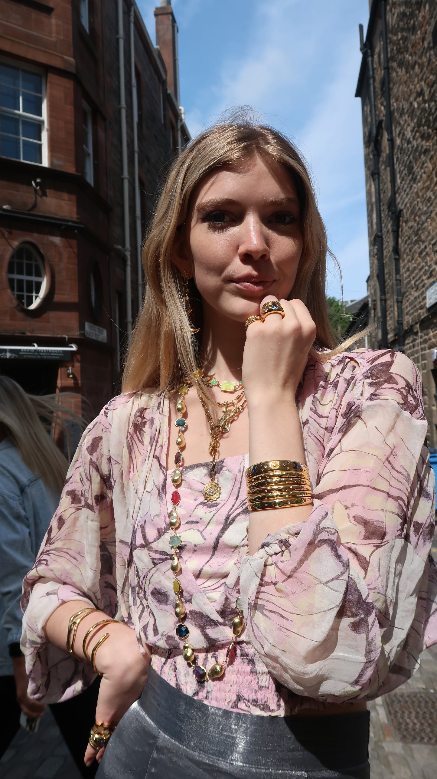 Eloise's Star Bangle In Green