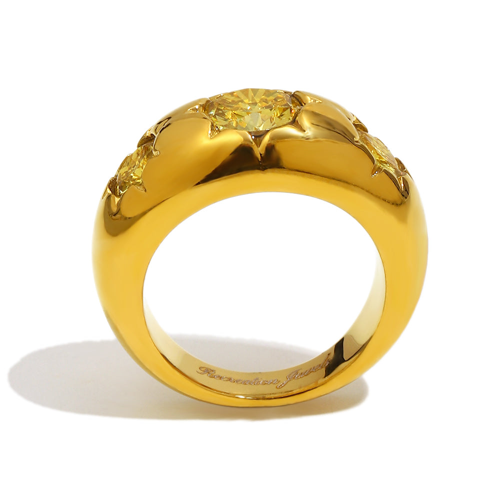 Sophie's Amber Gemstone Ring