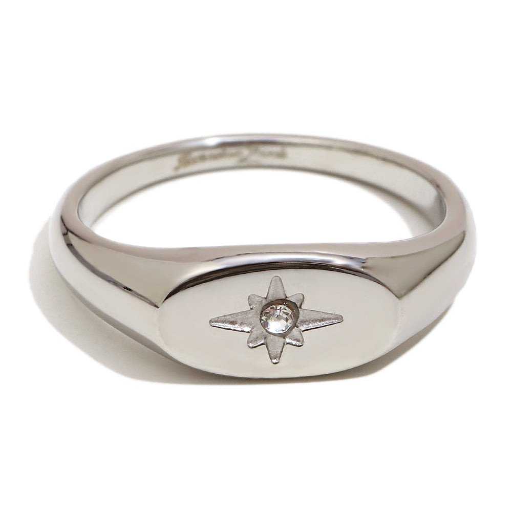 Scarlett's Star Ring In Silver