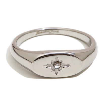 Scarlett's Star Ring In Silver