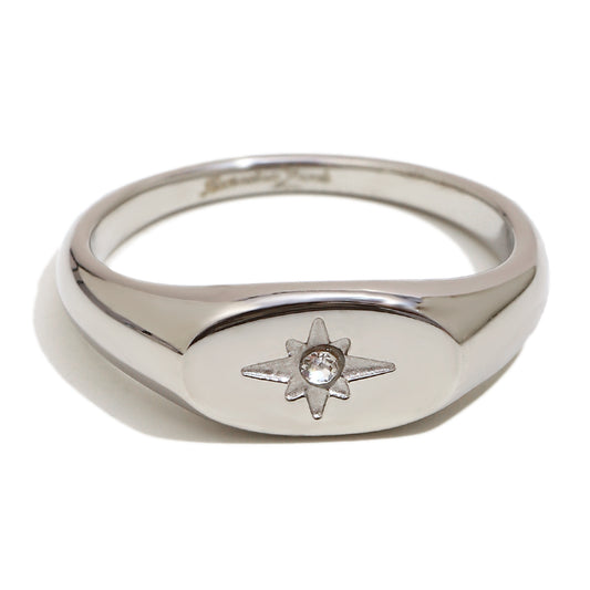 Scarlett's Star Ring In Silver