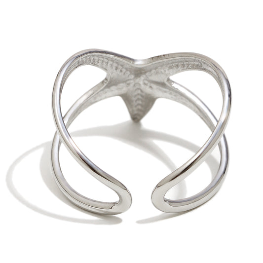 Sienna's Star Ring In Silver