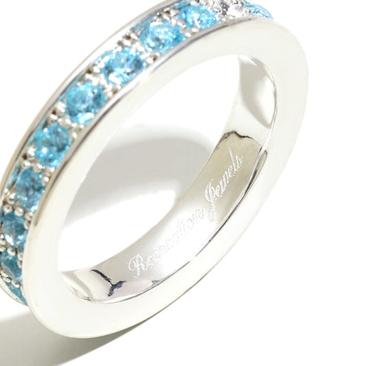 Elise's Blue Ring In Silver