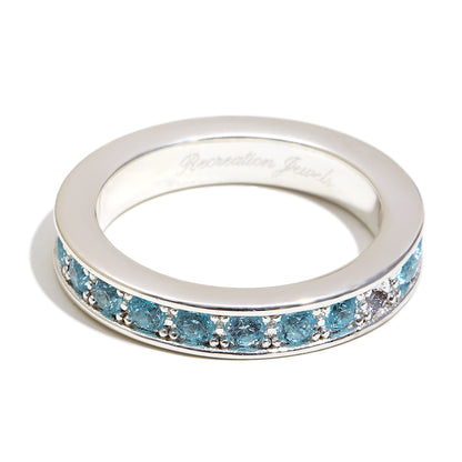 Elise's Blue Ring In Silver