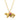 Bee’s Gold Pink Dinosaur Necklace
