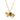 Bee’s Gold Blue Dinosaur Necklace