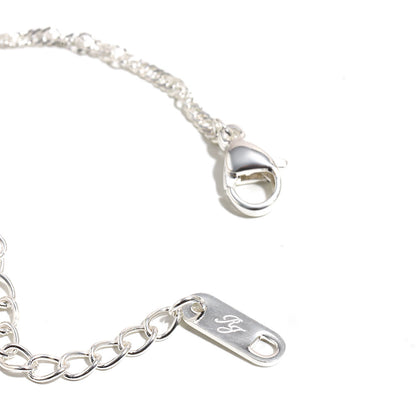 Bee’s Silver Pink Dinosaur Necklace