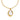 Daisy's Rock Pendant In Gold
