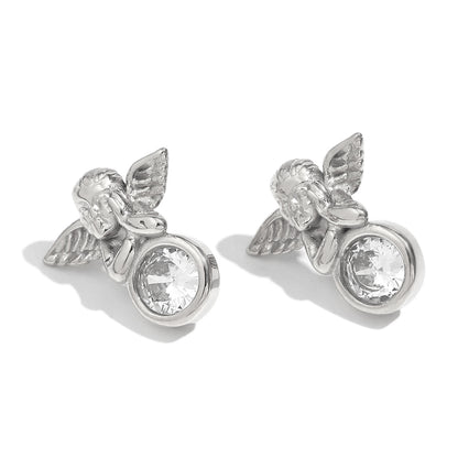 Pip's Cupid Earring In Silver
