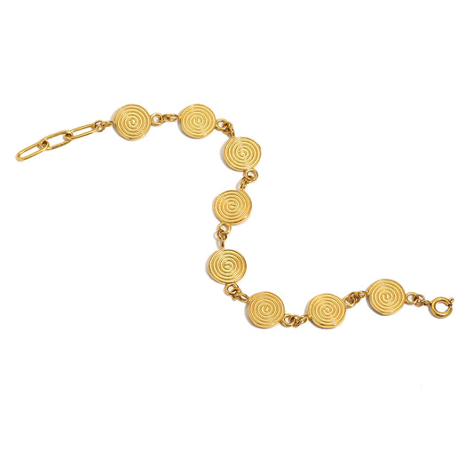 Jemma's Twirl Bracelet In Gold